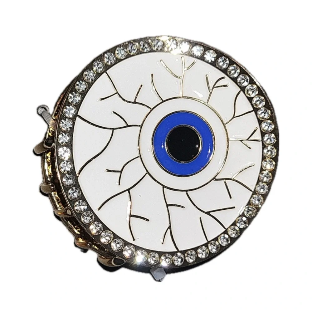 NWT ⚜️🧿⚜️ Piper K Halloween Enamel Gold Eyeball Hair Jaw Clip